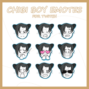 Chibi Boy Emotes Thumbnail