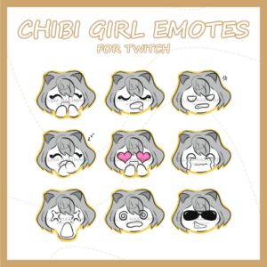 Chibi Girl Emotes Thumbnail